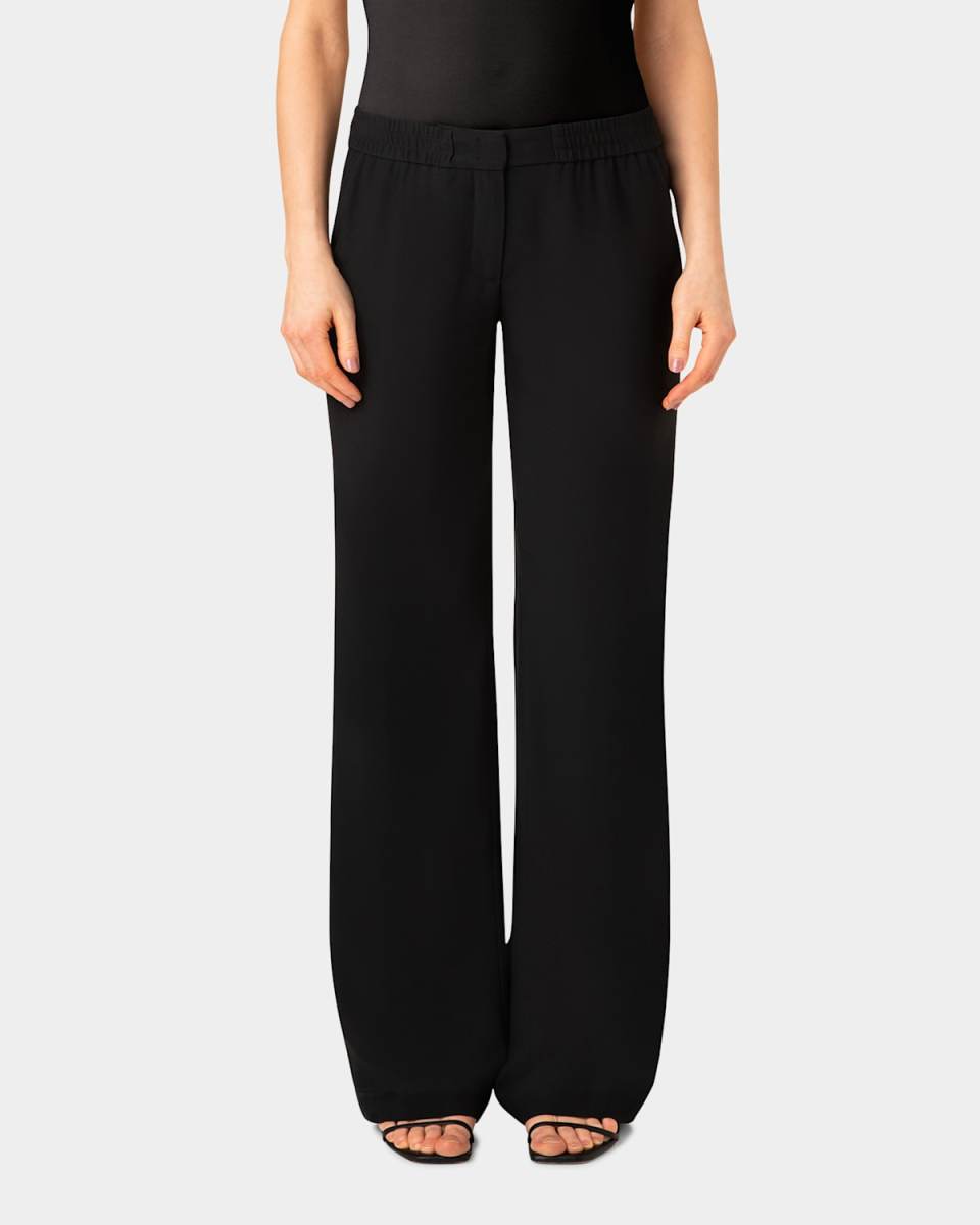 Marla Elastic Straight-Leg Pants